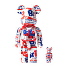 BE@RBRICK  Brillo" 100% & 400% - Toy Medicom Multicolore MDTANDYW . MEDICOM TOY 