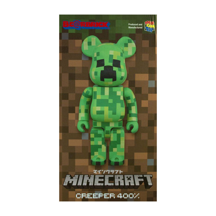 Medicom Minecraft Creeper Be@rbrick Green 400% - Toy Medicom Multicolore MDTMINECRAFT . MEDICOM TOY 