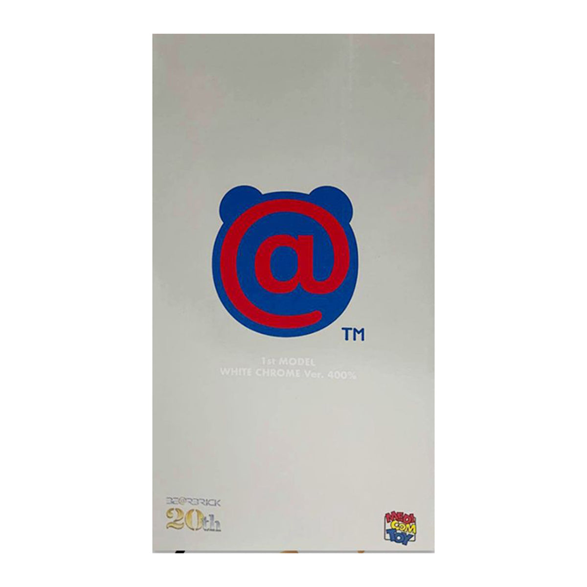 1st Model White Chrome Be@rbrick Multi 400% - Toy Medicom Multicolore MDTMODEL . MEDICOM TOY 