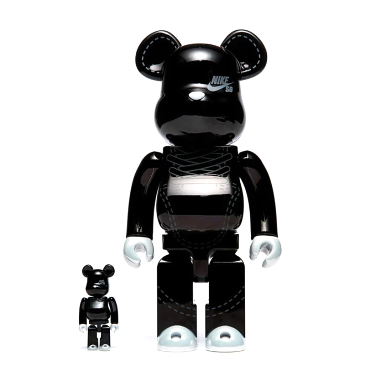 SB 2020 Black 100% & 400% BE@RBRICK Set - Toy Multicolore MDTSB2020 . MEDICOM TOY 