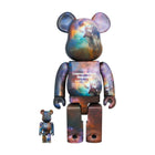 BE@RBRICK Hubble Space Telescope Lagoon Nebula (Messier 8) 100% & 400% - Toy Multicolore MDTSPACE . MEDICOM TOY 