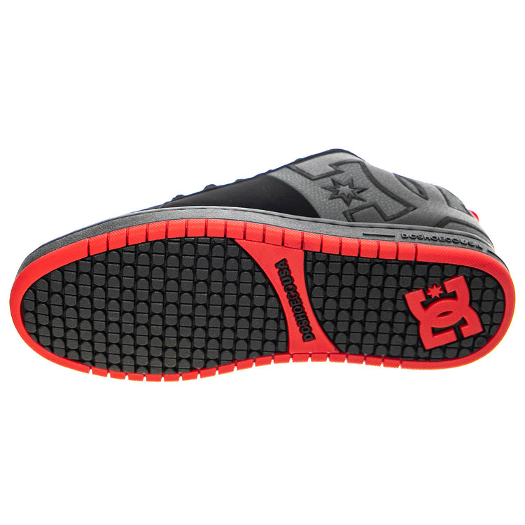 M' Court Graffik Black / Grey / Red - Scarpe Stringate Profilo Basso Uomo Nere US 12 ADYS100442 . DC 