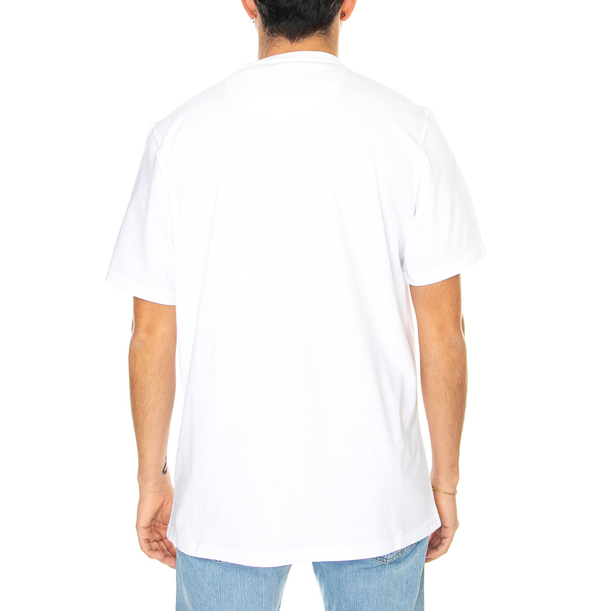 Preppy Tee White - Maglietta Girocollo Uomo Bianca MTS0502-WH11-SS23 . BARBOUR 