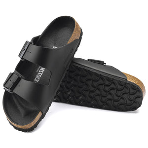 Mens Arizona Triples Birko Flor Sandals - Black - Sandali Uomo Neri - Calzata Stretta 1019069 . BIRKENSTOCK 