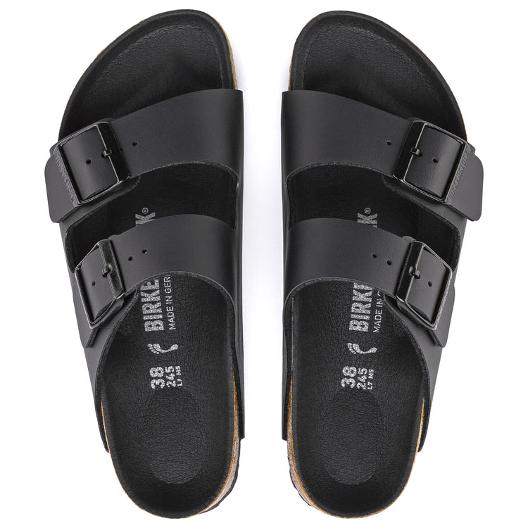 Mens Arizona Triples Birko Flor Sandals - Black - Sandali Uomo Neri - Calzata Stretta 1019069 . BIRKENSTOCK 