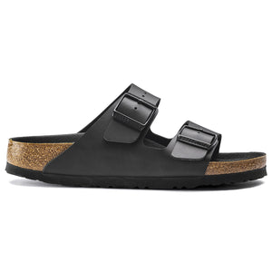 Mens Arizona Triples Birko Flor Sandals - Black - Sandali Uomo Neri - Calzata Stretta 1019069 . BIRKENSTOCK 