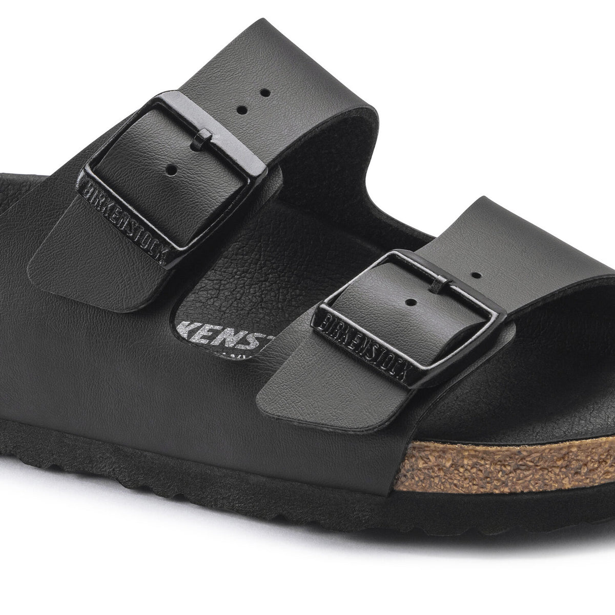 Mens Arizona Triples Birko Flor Sandals - Black - Sandali Uomo Neri - Calzata Stretta 1019069 . BIRKENSTOCK 