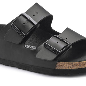 Mens Arizona Triples Birko Flor Sandals - Black - Sandali Uomo Neri - Calzata Stretta 1019069 . BIRKENSTOCK 
