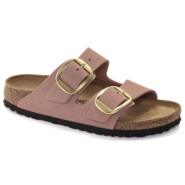 Arizona Big Buckle old rose Nubuck Leather - Sandali Donna Rosa 1024074 . BIRKENSTOCK 