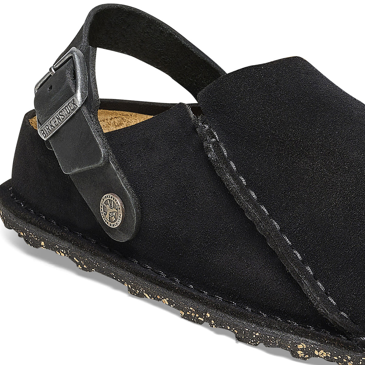 W' Lutry Premium Black, Suede Leather Sandals - Sandali Donna Neri 1025356 . BIRKENSTOCK 