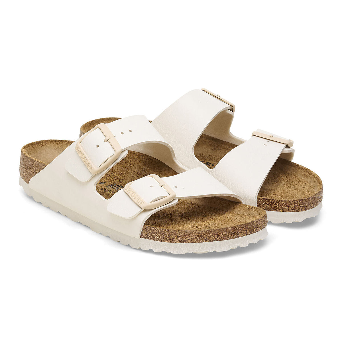 Arizona Bs Eggshell Narrow Fit - Sandali Donna Bianchi - Calzata Stretta 1027339 . BIRKENSTOCK 