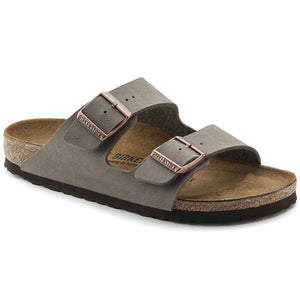 Arizona Birkibuc - Sandali Uomo / Donna Grigio / Stone - Calzata Stretta 151213 . BIRKENSTOCK 