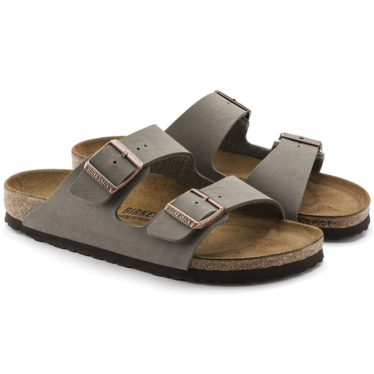 Arizona Birkibuc - Sandali Uomo / Donna Grigio / Stone - Calzata Stretta 151213 . BIRKENSTOCK 