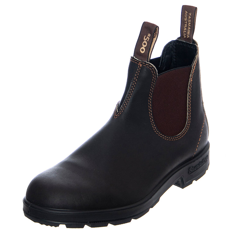 Waxed Classic El 500 Ankle Boots - Stout Brown / Brown - Stivaletti Uomo Marroni 500-500-FW20 . BLUNDSTONE 