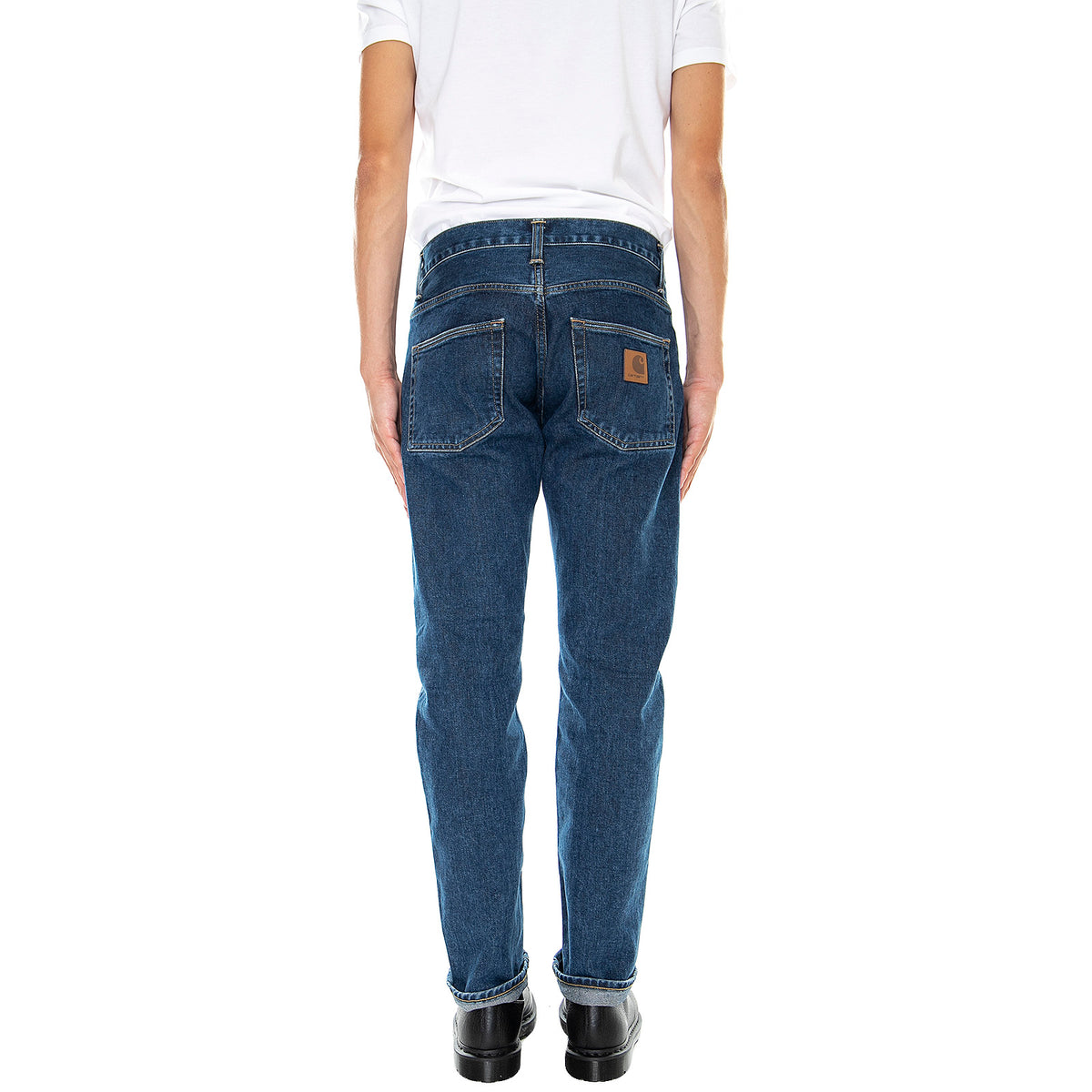 Klondike - Pantaloni Denim Jeans Uomo Blu I029207.01.06.32 . CARHARTT WIP 