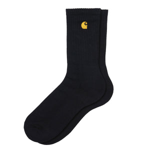 Carhartt Chase Socks Black / Gold - Calzini Neri I029421.00F.XX.06 . CARHARTT WIP 