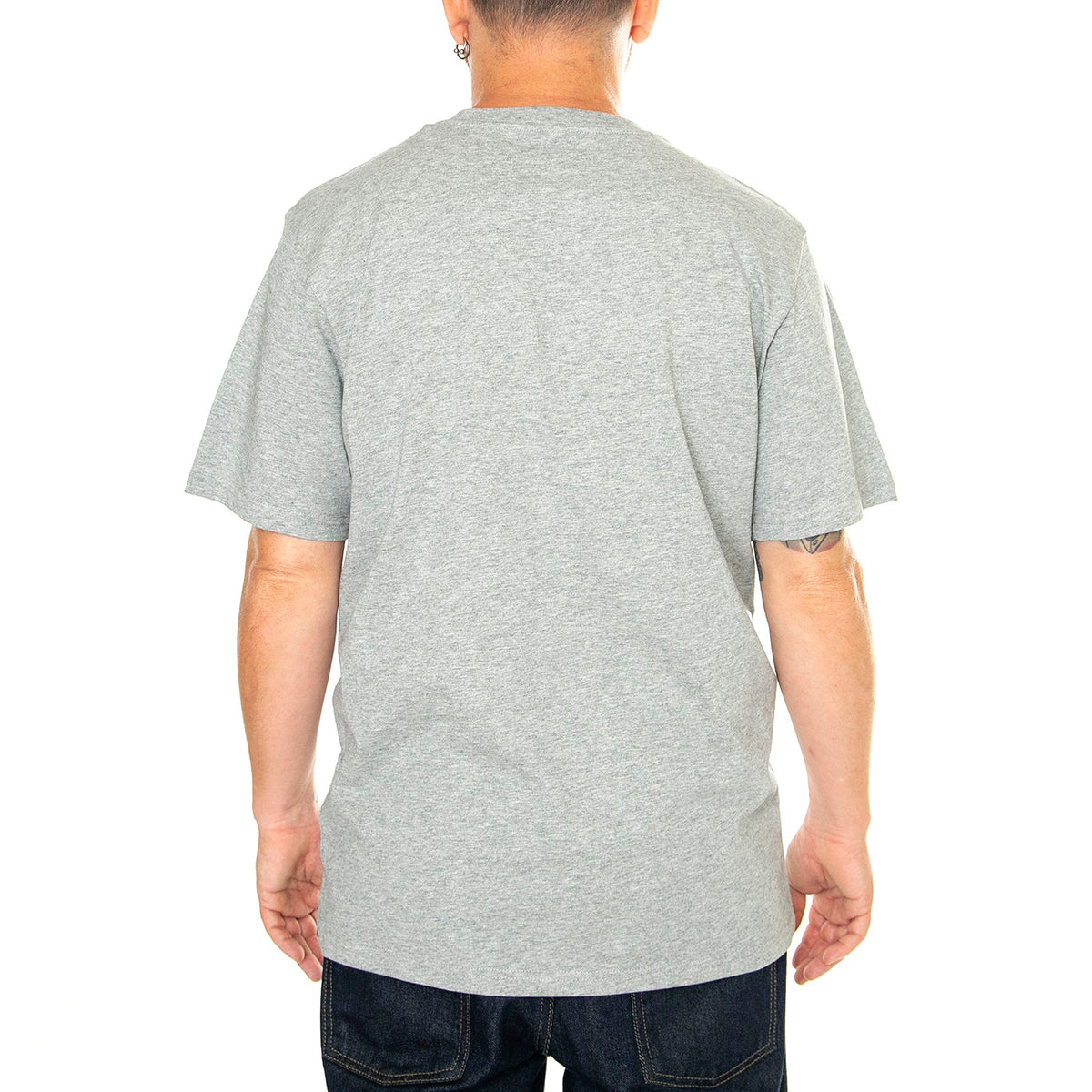 S/S Pocket T-Shirt Grey Heather - Maglietta Girocollo Uomo Grigia I030434.V6XX . CARHARTT WIP 