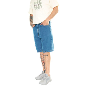 Landon Short Blue /heavy stone wash - Bermuda Denima Jeans Uomo Blu I030469.0160 . CARHARTT WIP 