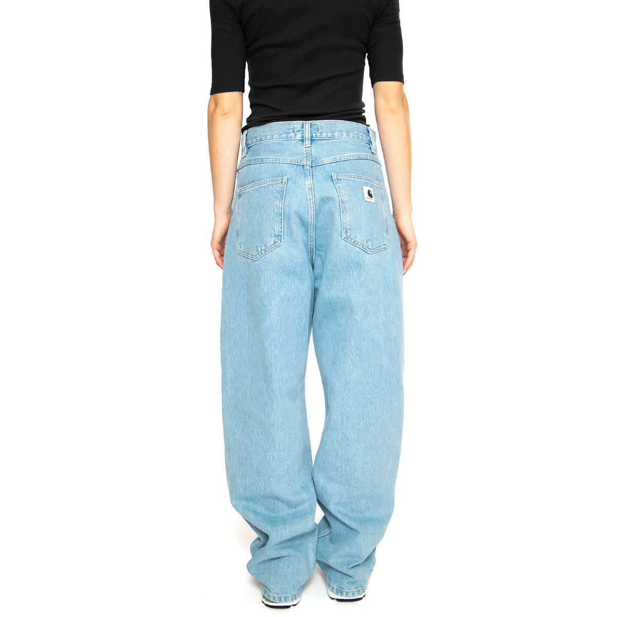 W' Brandon Pant Blue /stone bleached - Pantaloni Denim Jeans Donna Blu I031918.0112 . CARHARTT WIP 