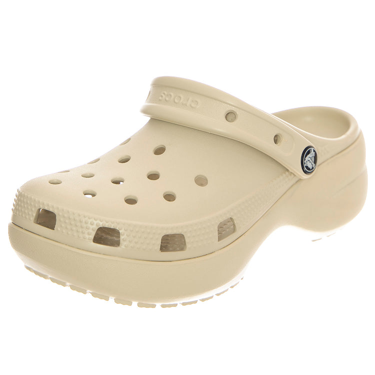 W' Classic Platform Clog Bone - Sandali Donna Beige CR.206750-BONE . CROCS 