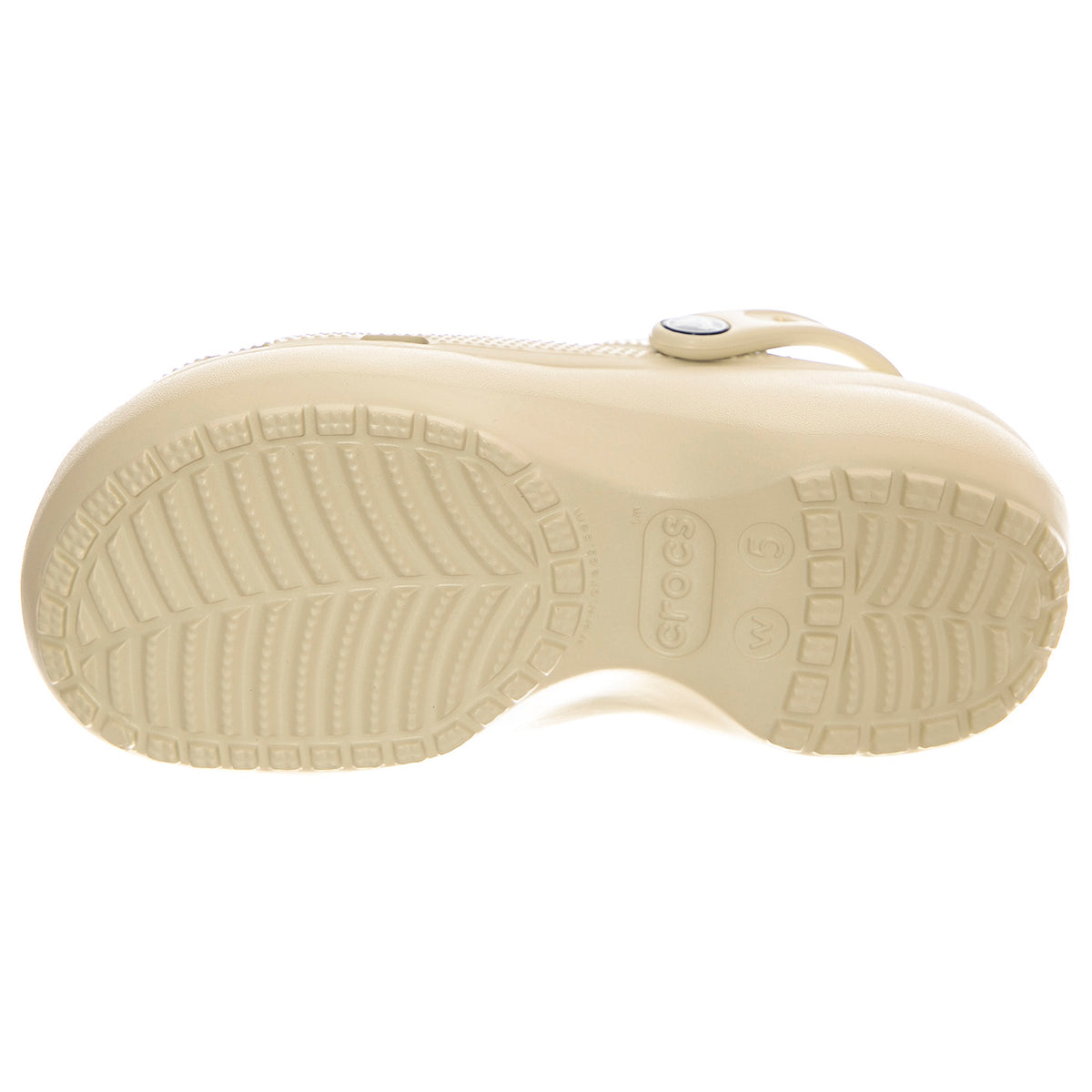 W' Classic Platform Clog Bone - Sandali Donna Beige CR.206750-BONE . CROCS 
