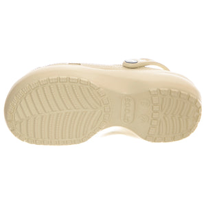 W' Classic Platform Clog Bone - Sandali Donna Beige CR.206750-BONE . CROCS 