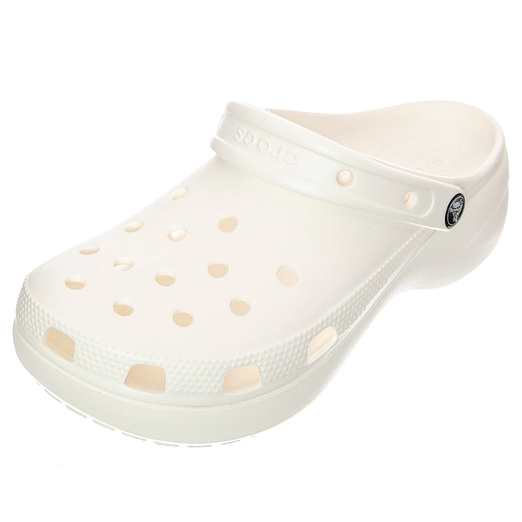 Classic Platform Clog W White - Sandali Donna Bianchi CR.206750-WHI . CROCS 