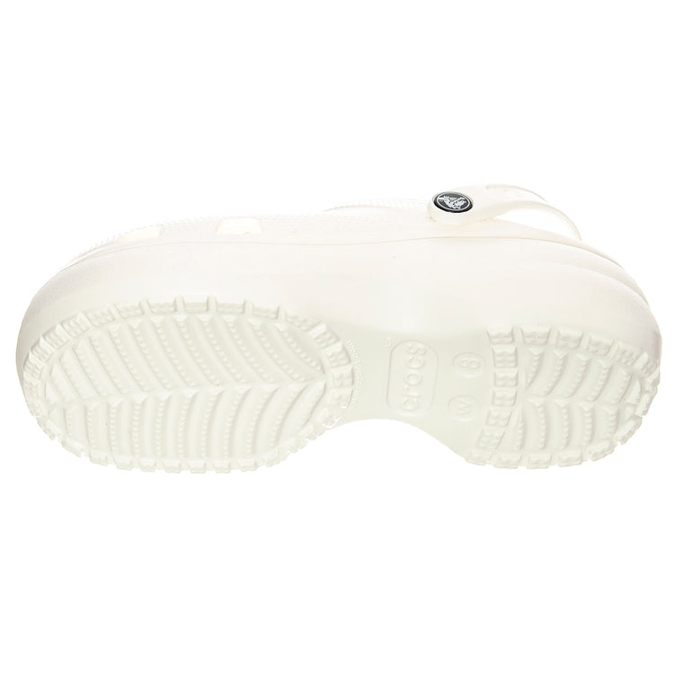 Classic Platform Clog W White - Sandali Donna Bianchi CR.206750-WHI . CROCS 