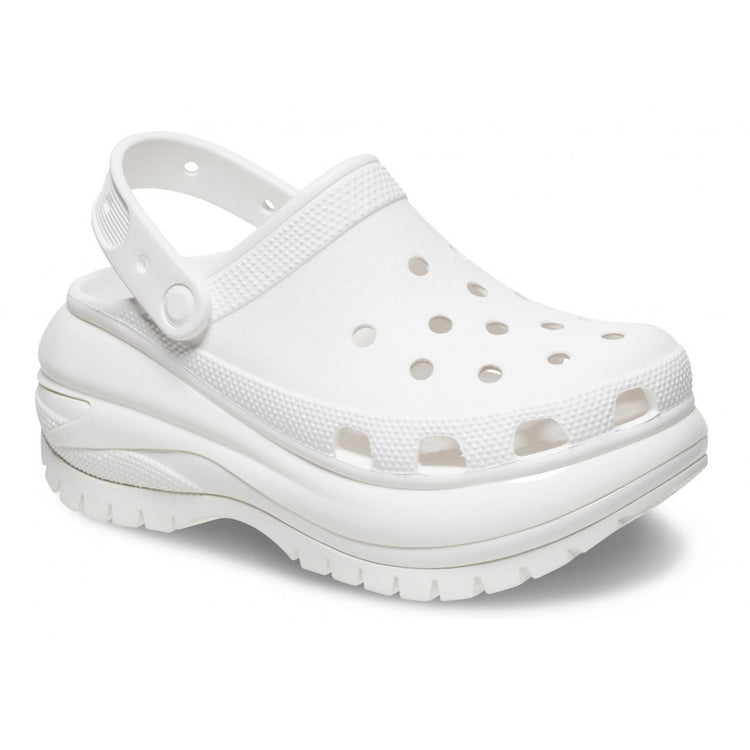 M' Classic Mega Crush Clog W WHI - Sandali Uomo Bianchi CR.207988-WHI . CROCS 