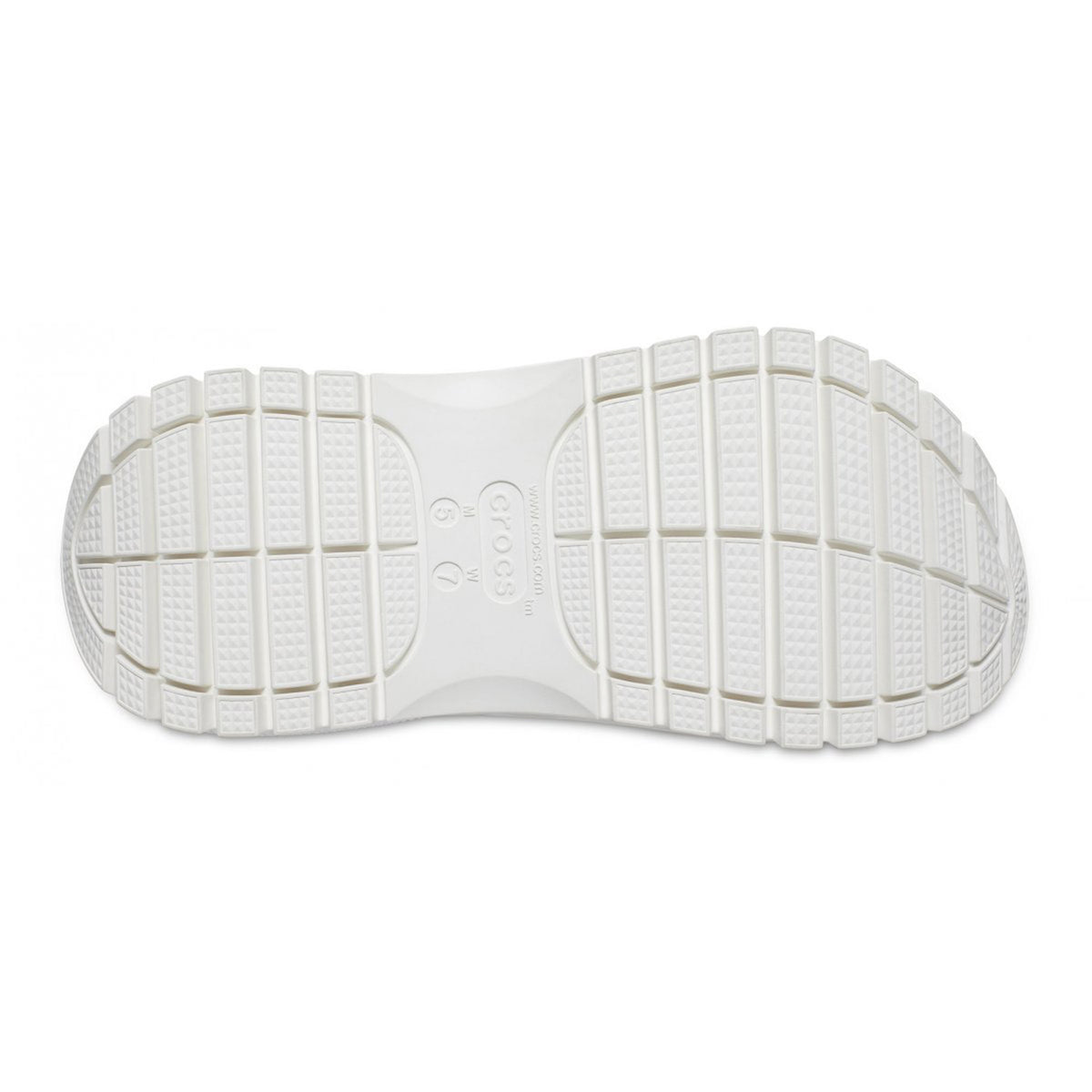 M' Classic Mega Crush Clog W WHI - Sandali Uomo Bianchi CR.207988-WHI . CROCS 
