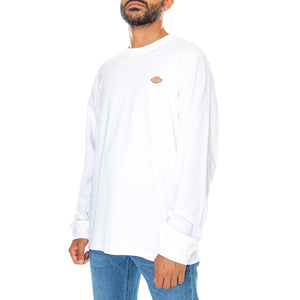 LS Mapleton Tee White - Maglietta Girocollo Maniche Lunghe Uomo Bianca DK0A4Y4RWHX1 . DICKIES 