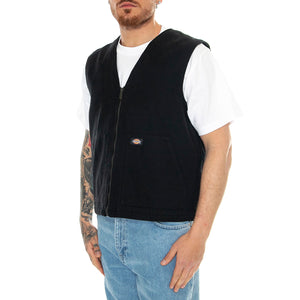 Dickies Duck Canvas Smmr Vest Sw Black - Giacca Smanicata Uomo Nera DK0A4YQKC401 . DICKIES 