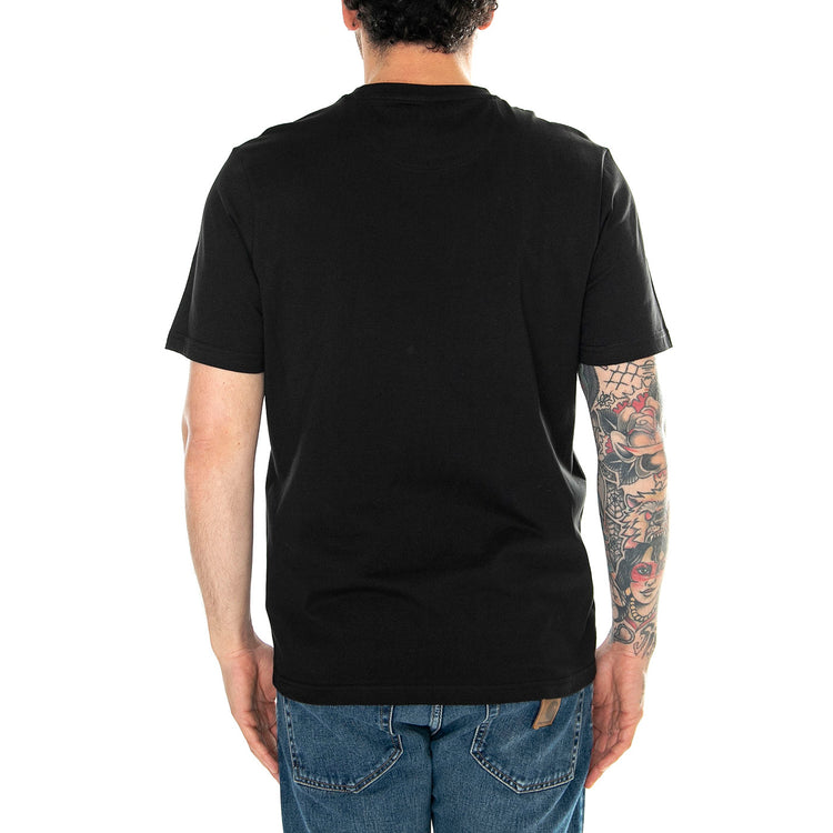 Danny Reg SS Tee Black - Maglietta Girocollo Uomo Nera F4KFD040010 . FARAH 