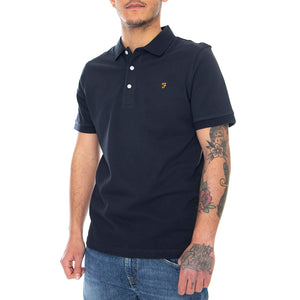 Mens Blanes Polo Shirt - True Navy - Polo Uomo Blu F4KSB068-412 . FARAH 