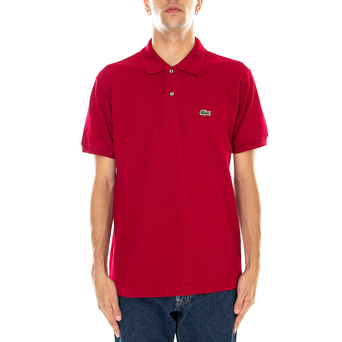 476 Logo - Polo Uomo Rossa 1212-476 . LACOSTE 