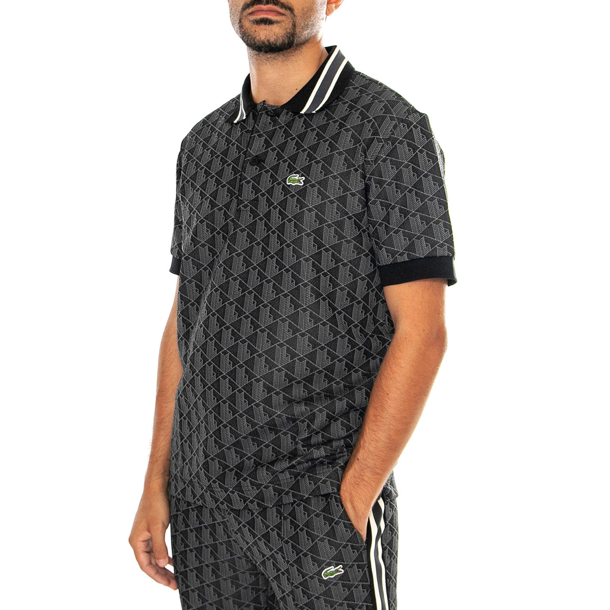 Maglietta M/C DH1417-4PC Polo Blue - Polo Uomo Nera DH1417-4PC . LACOSTE 