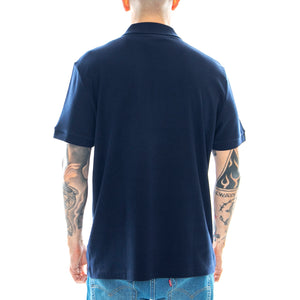 Basic Mc-166 Polo - Blue - Polo Uomo Blu DH2050-166 . LACOSTE 