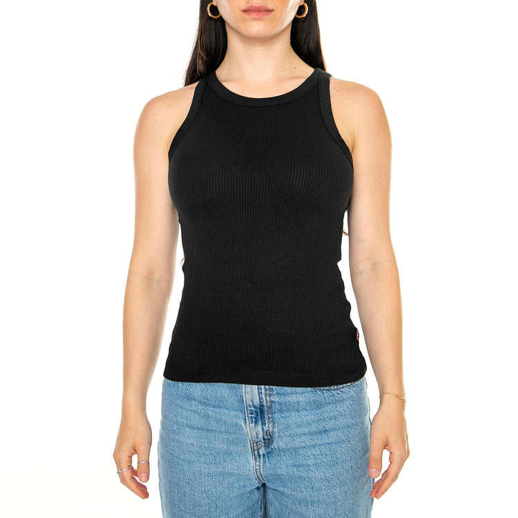 Dreamy Tank Caviar Black - Canottiera Donna Nera A7326-0000 . LEVIS 