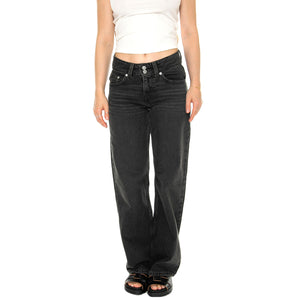Superlow Mic Dropped Black - Pantaloni Denim Jeans Donna Neri A7498-0001 . LEVIS 