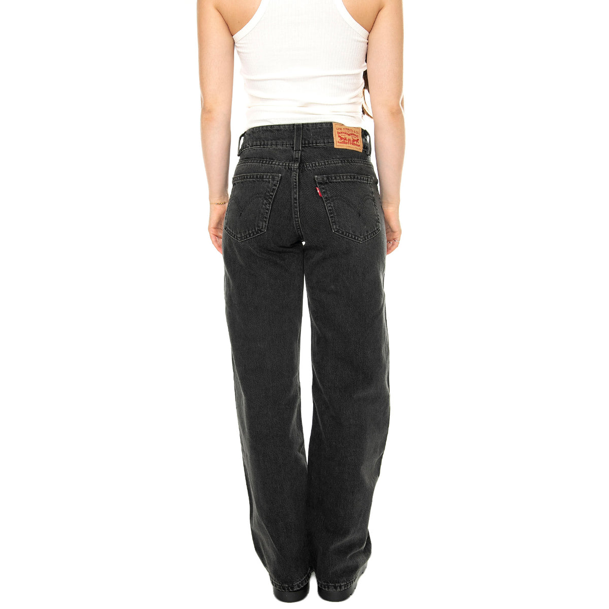 Superlow Mic Dropped Black - Pantaloni Denim Jeans Donna Neri A7498-0001 . LEVIS 