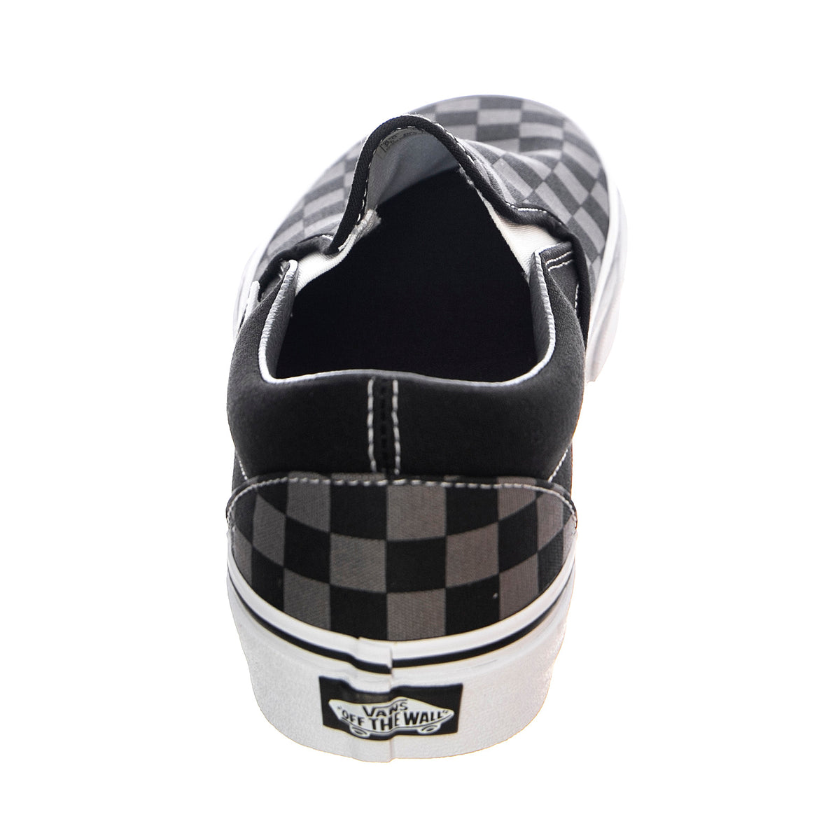UA Classic Slip-On Shoes - Black / Pewter Checkerboard - Scarpe Slip-On Profilo Basso Uomo Multicolore VN000EYEBPJ1 . VANS 