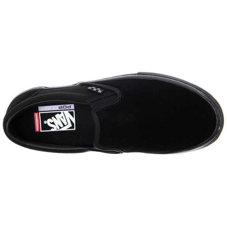 Mens Skate Slip-On Shoes - Black - Scarpe Slip-On Profilo Basso Uomo Nere VN0A5FCABKA1 . VANS 