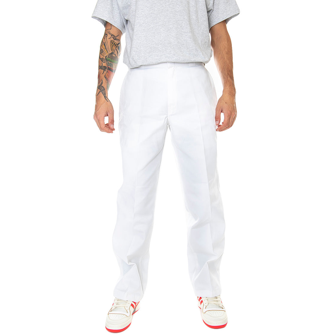 874 Work Pant Rec White - Pantaloni Chino Uomo Bianchi DK0A4XK6WHX1 . DICKIES 