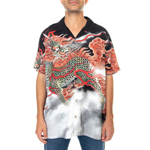 Kirin - Camicia Maniche Corte Uomo Multicolore SHT0049 . DOOMSDAY 