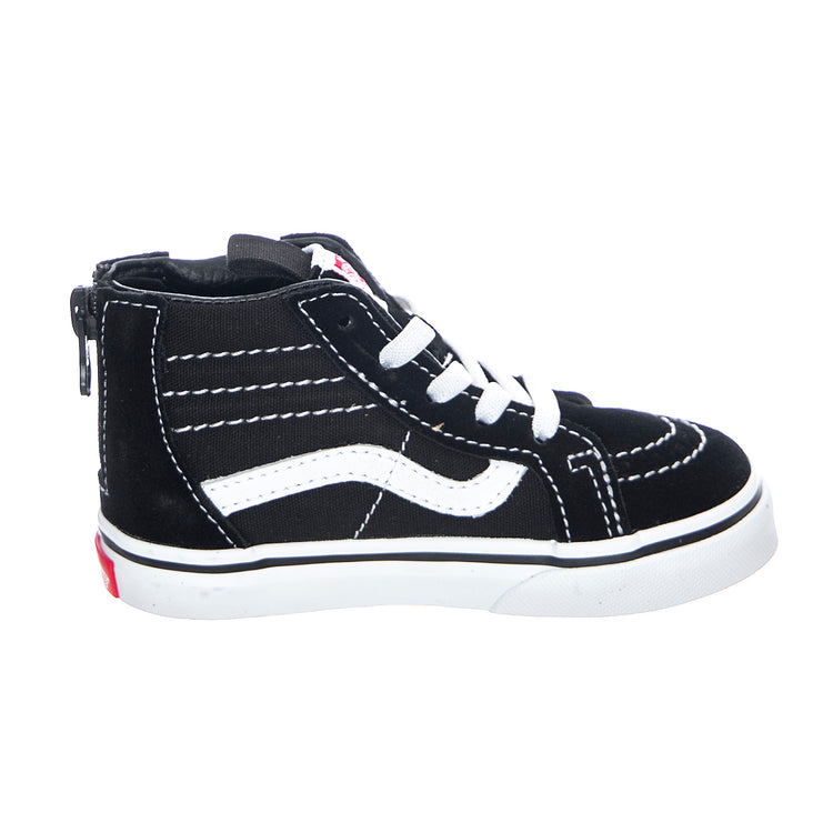 Toddlers Sk8-Hi Zip Shoes - Black / White - Scarpe Profilo Alto Bambino Nere VN000XG5Y281M . VANS 
