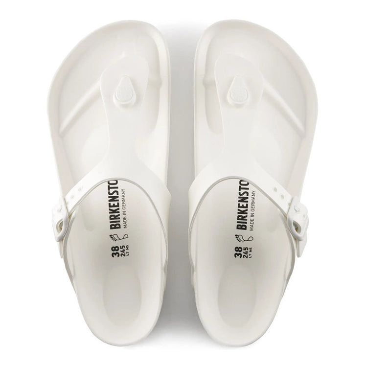 GIZEH EVA SANDALS WHITE - Sandali Uomo Bianchi - Calzata Normale 128221 . BIRKENSTOCK 