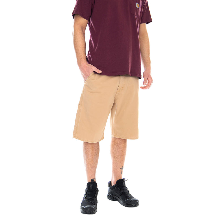 M' Ruck Single Knee Short Dusty H Brown - Bermuda Uomo Marroni I024892.07E.06.00 . CARHARTT WIP 