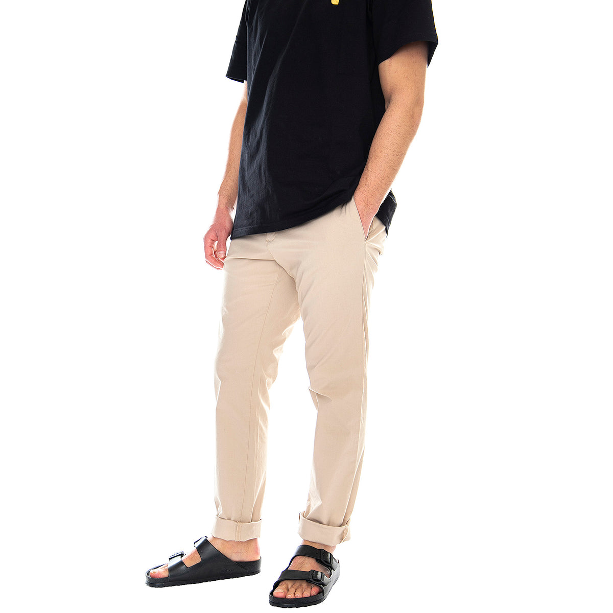 Sid Pant Wall - Pantaloni Uomo Beige I027955.G1.02.32 . CARHARTT WIP 
