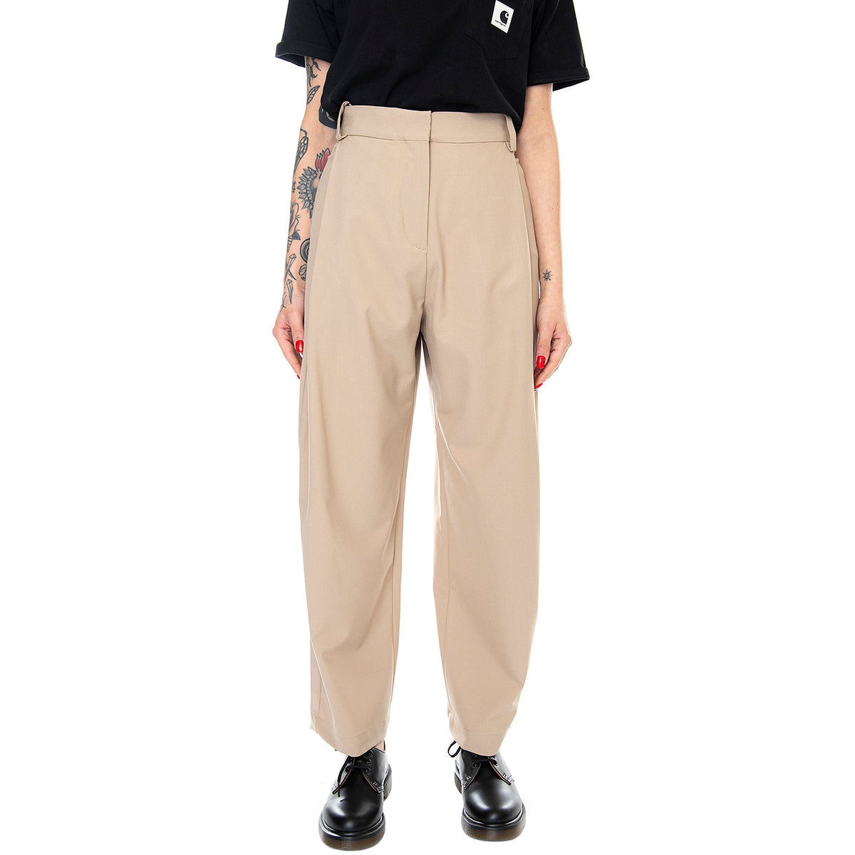 Womens Sandi Pants - Sand - Pantaloni Donna Beige 330287-369 . ELVINE 