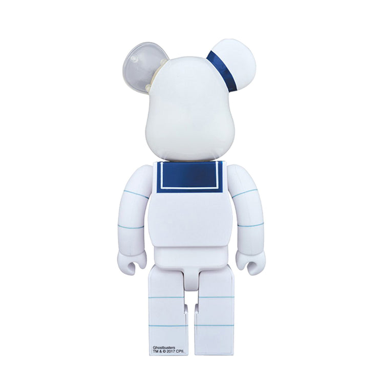 Bearbrick Stay Puft - White/Blue - Pupazzo Gadget Toy  280mm 400STAY . MEDICOM TOY 
